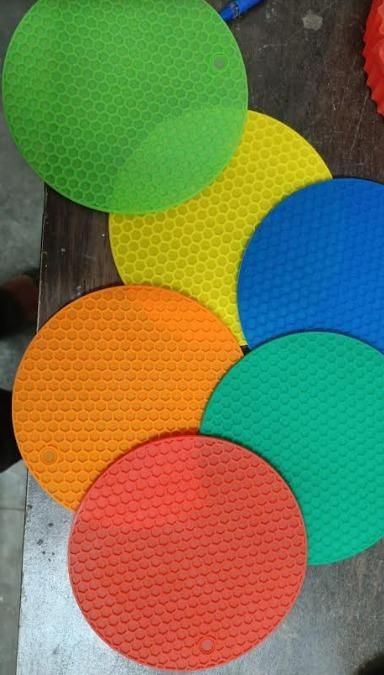 Silicone Anti Hot Heat Resistant Pot Holder Disc Pads (Pack of 5)