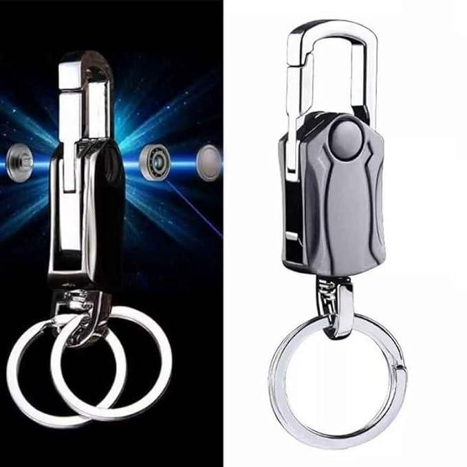 �4 in 1 Keychain Spinner Multi-Function Tool Waist Double Ring Keychain Gift