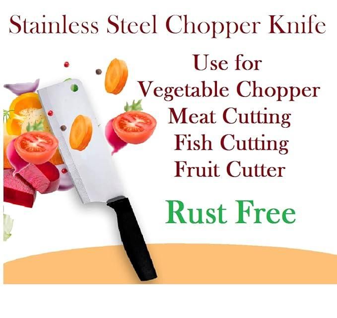 Stainless Steel Chopper Cutting Knife