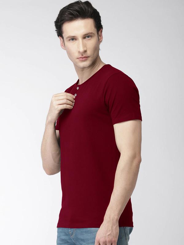 Mens Cotton Half Sleeve Round Neck Tshirt