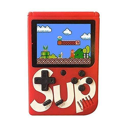 400 in 1 Sup Video Games Portable, Led Screen and USB Rechargeable, Handheld Console, Classic Retro Game Box Toy for Kids Boys & Girls (Multi Color ,1 pcs)