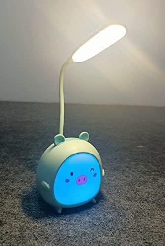 LED Cute Kids Desk Cartoon Lamp Rechargeable