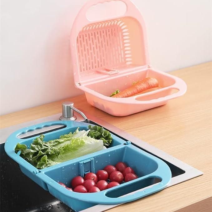 Washing Fruit Vegetables Draining Basket Strainer Bowl