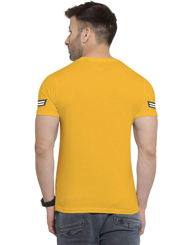 Mens Printed Round Neck Half Sleeve T-Shirt