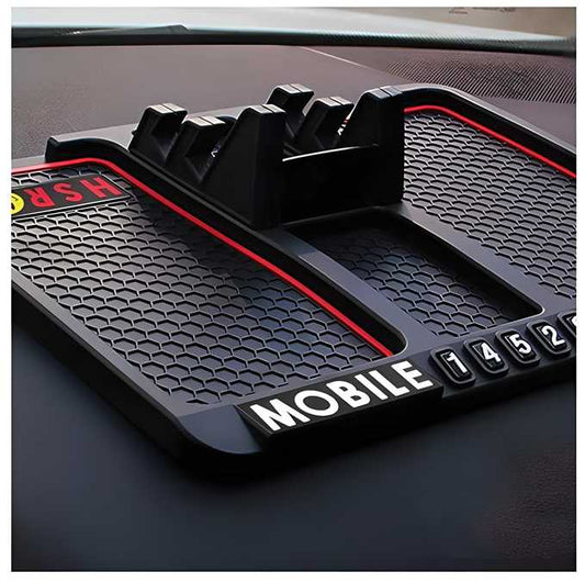 HSR Car Accessories Multifunction Phone GPS Holder Anti-Slip Silicone Pad and Car Mobile Holders for Car Dashboard