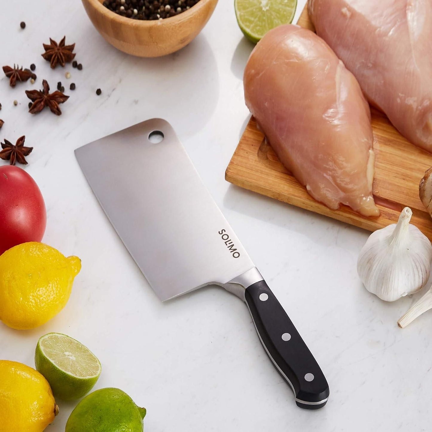 High-Carbon Stainless Steel Meat Cleaver/Knife