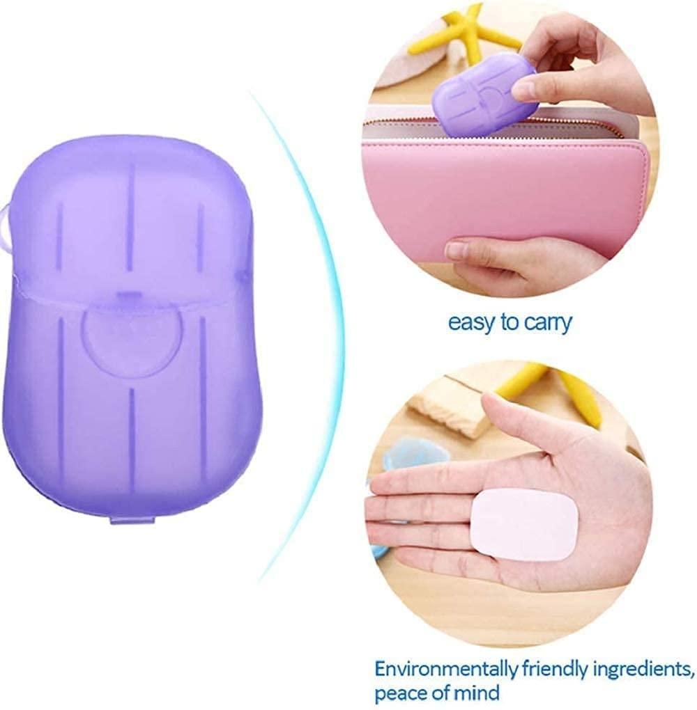 3 Pcs Portable Disposable Mini Scented Paper Soap