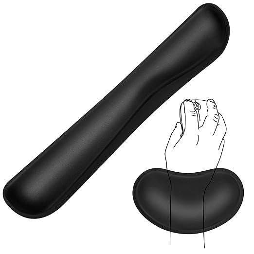 Memory Foam Wrist Pad for Keyboard, Mouse Wrist Rest