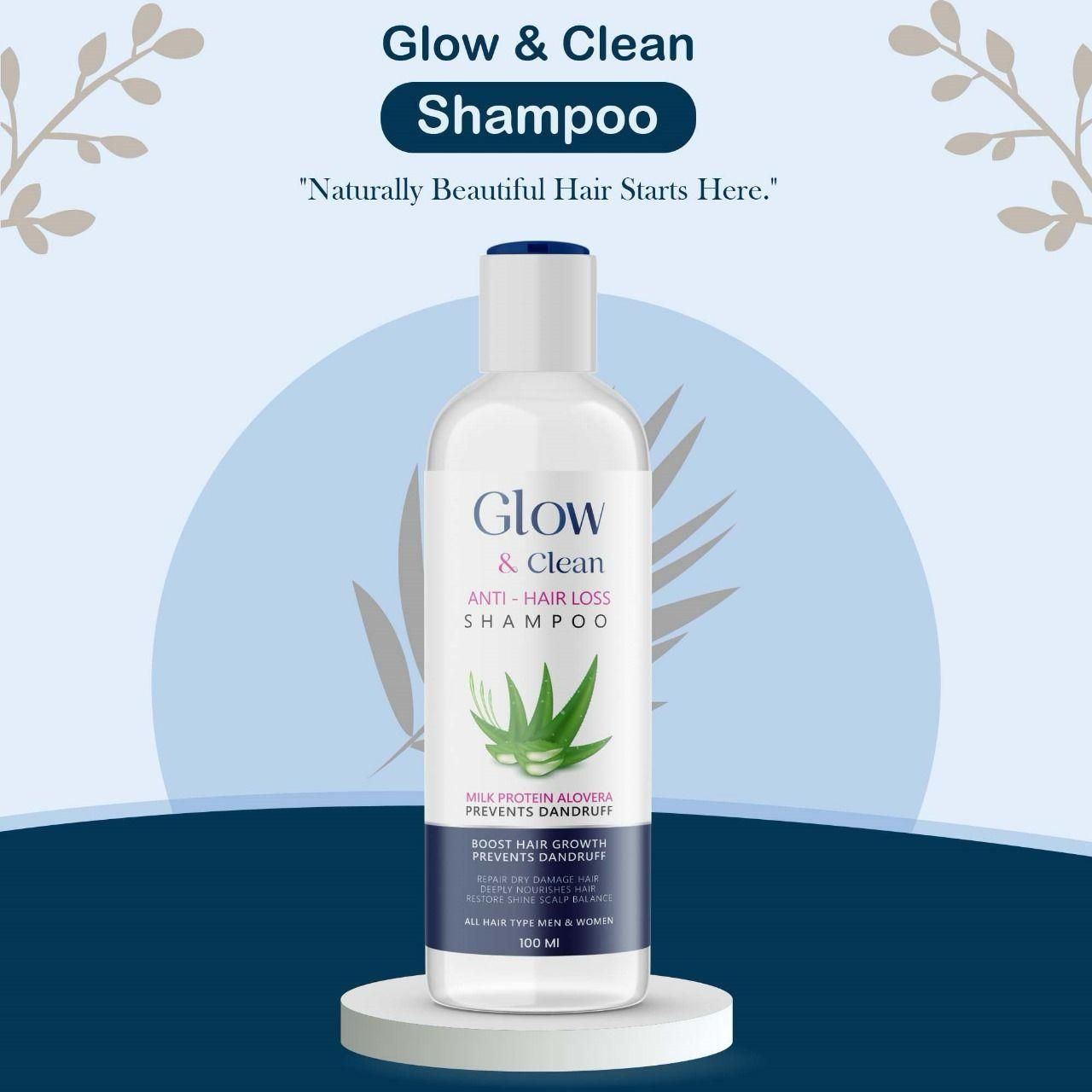 GLOW & Clean Anti-Hair Loss Shampoo (100ml)