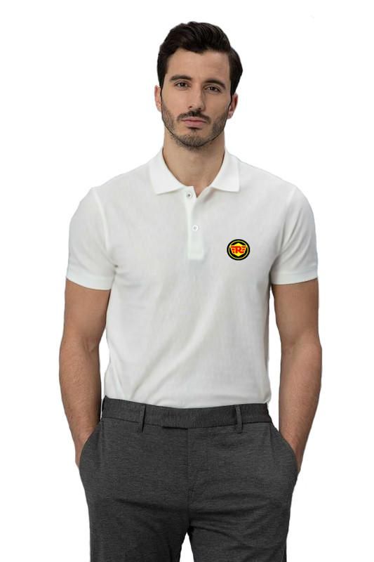 Cotton Solid Half Sleeves Mens Polo T-Shirt