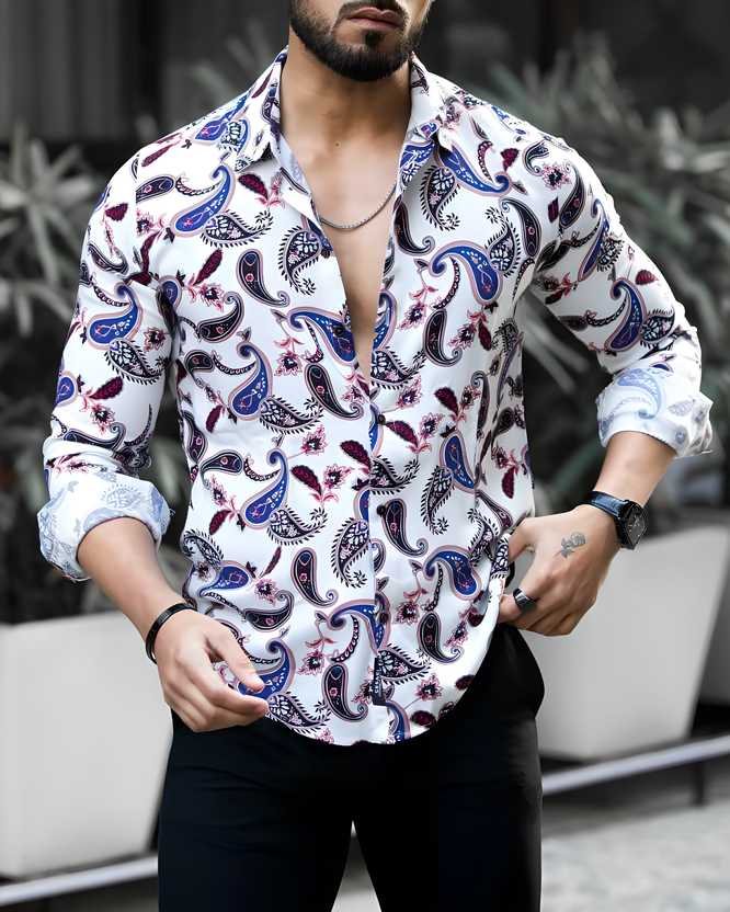 Men Regular Fit Printed Casual Shirt