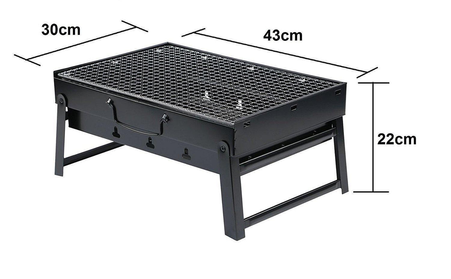 Barbeque Grill - Foldable Barbecue and Tandoor Grill for Camping Hiking Picnic