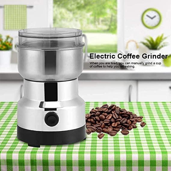 Electric Smash Machine, Multifunction Small Food Grinder Grain Grinder, Portable Coffee Bean Grinder