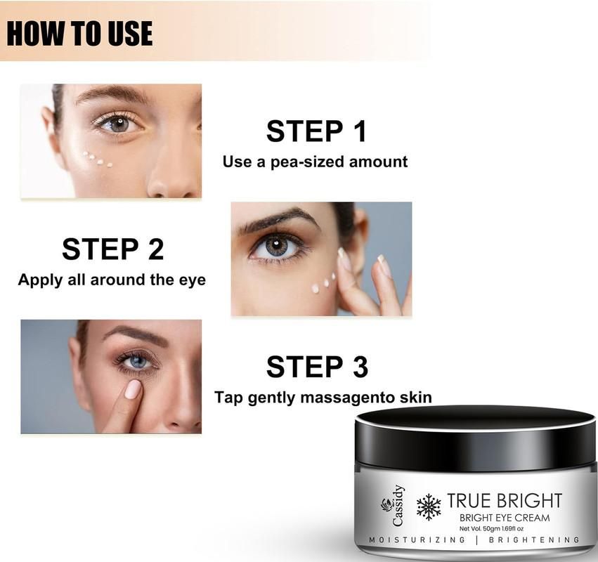 CASSIDY True Bright Eye Cream 50gm Pack of 2