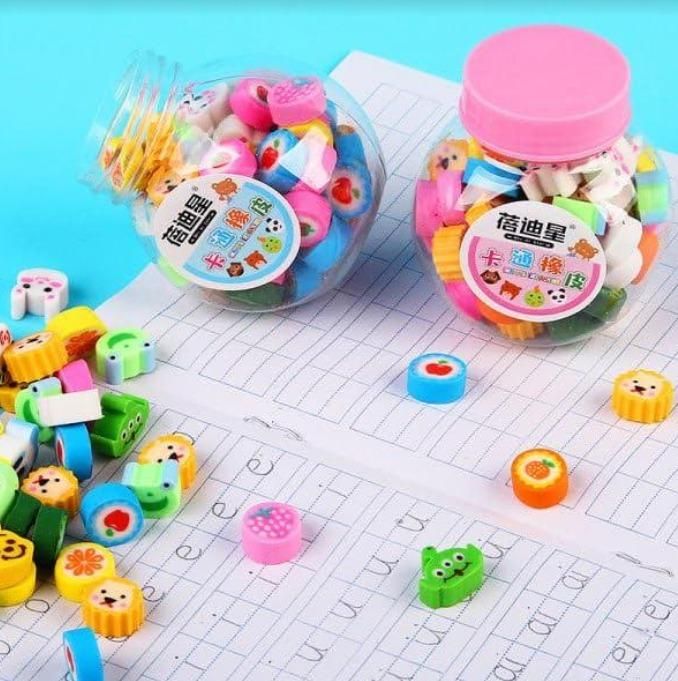 Mini Assorted Eraser ( 25 Piece )