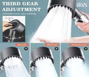 Shower Head and Hose, High Pressure Shower Head with 3 Spray Modes